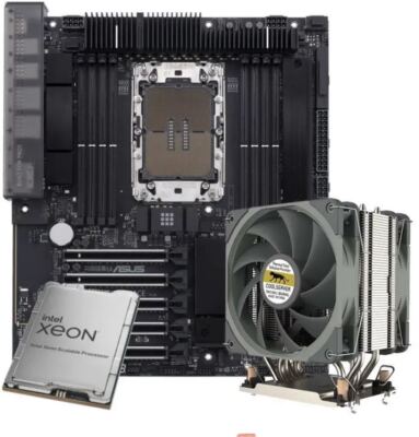 ASUS Pro WS W790-ACE LGA4677 Intel Xeon w5-2455X 12c/24t CPU COOLER Workstation