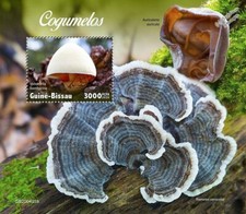 MUSHROOMS & FUNGI MNH 1v-Stamp Sheet #10 (2020 Guinea-Bissau)