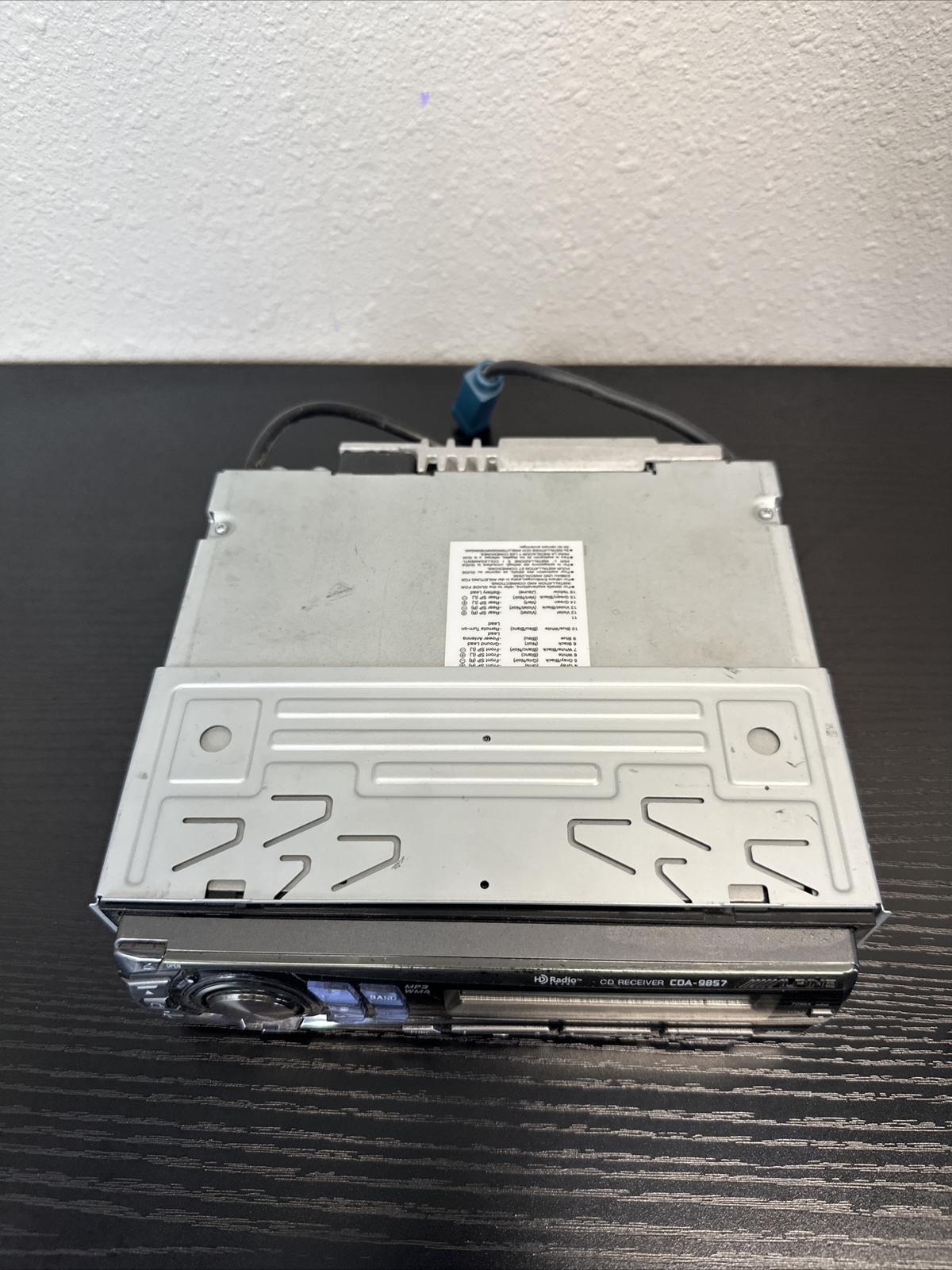 RARE ALPINE CDA9857 CD MP3 PLAYER with BIOLITE DISPLAY old