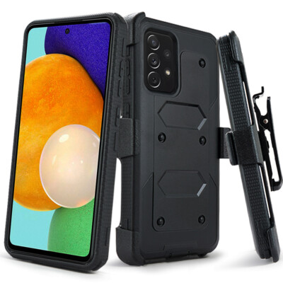 Samsung Galaxy A52 5G Holster Case with Built-in Screen Protector