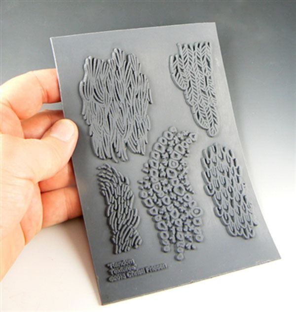 Random Textures Polymer clay texture stamps by Christi Friesen eBay