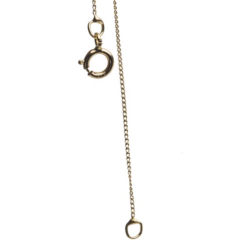 9ct Gold Medium Customised ANY NAME Necklace, Curb Chain, Gift Box + Pouch - Picture 9 of 13