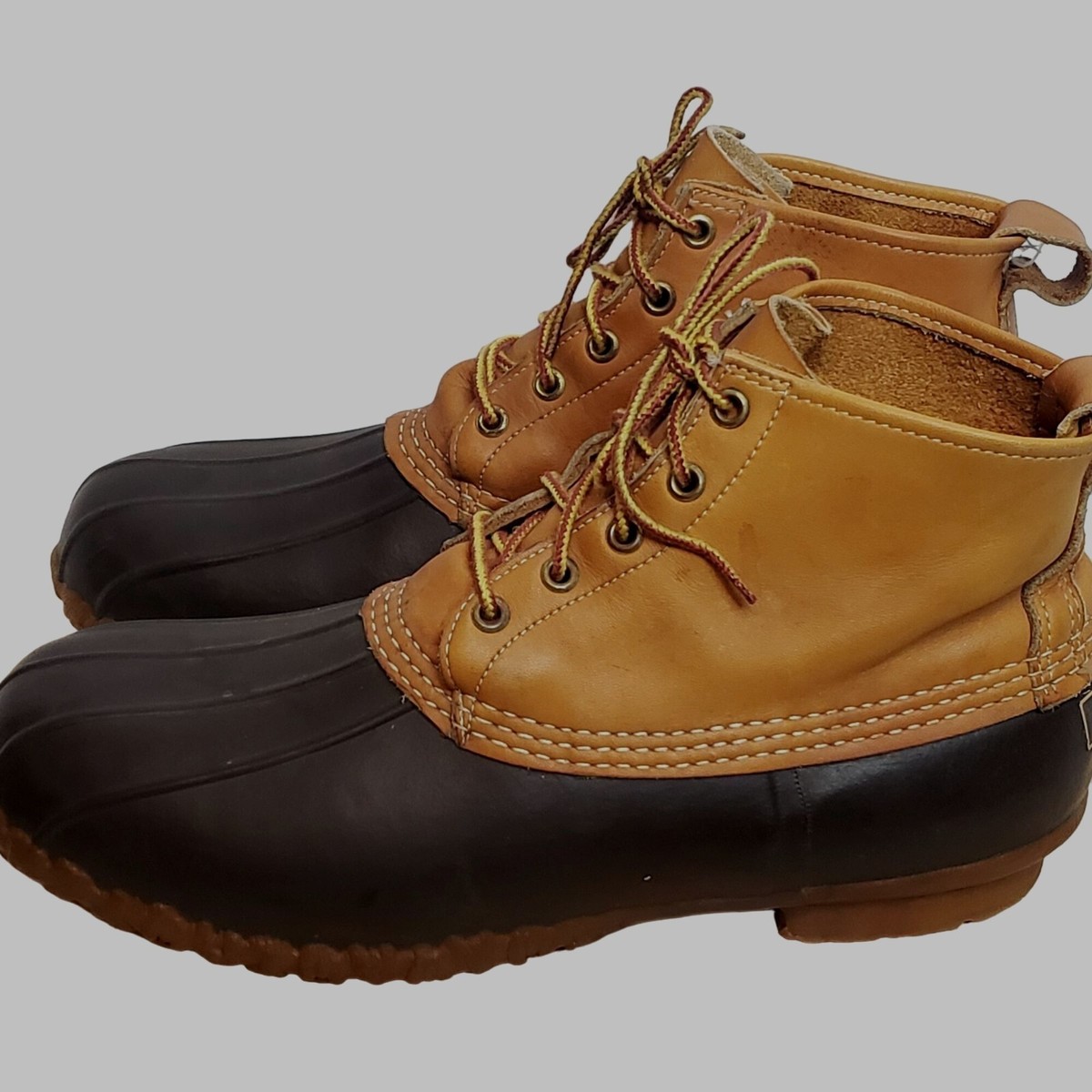 Vintage LL Bean Duck Boots Maine Hunting Shoe Men Size 11