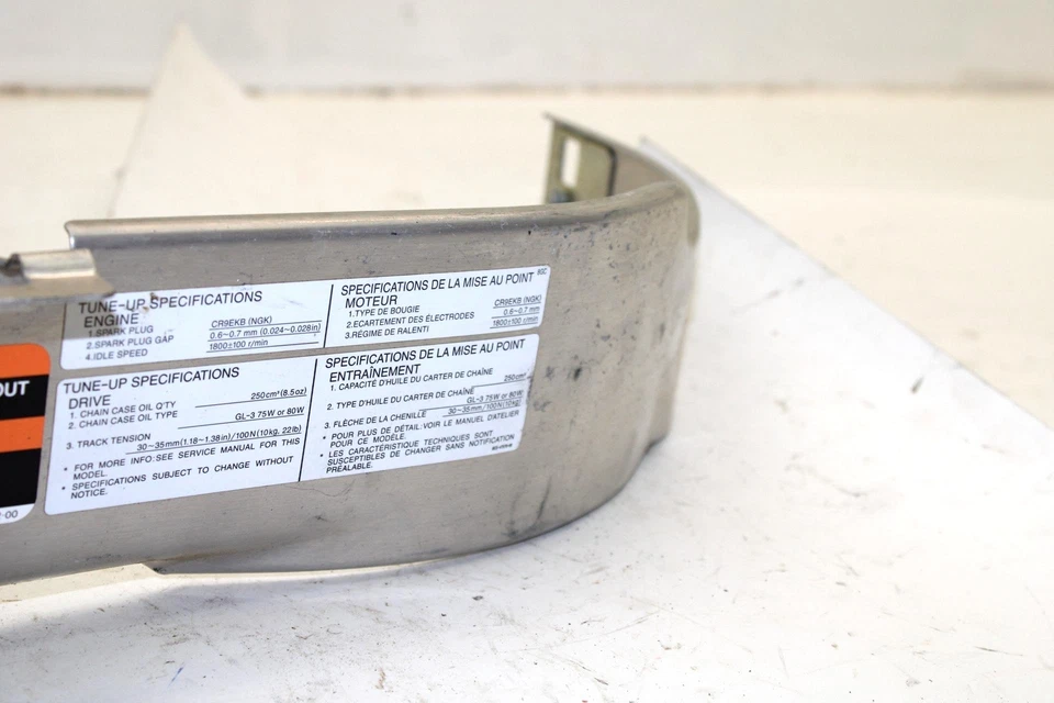 Cubierta de cinturón Yamaha Phazer 2007 OEM 8GC-77311-00-00 SY115 Foto 3 de 4