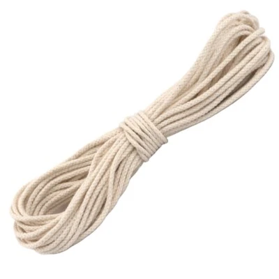 ROPES AND MORE Baumwollseil Seil Ø3mm Baumwolle Naturseil für DIY Basteln Makramee Made in DE