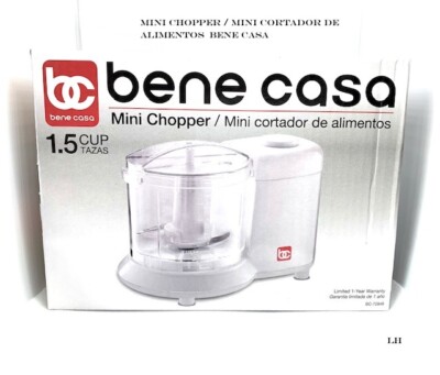 Bene Casa Mini Chopper / Mini cortador de alimentos