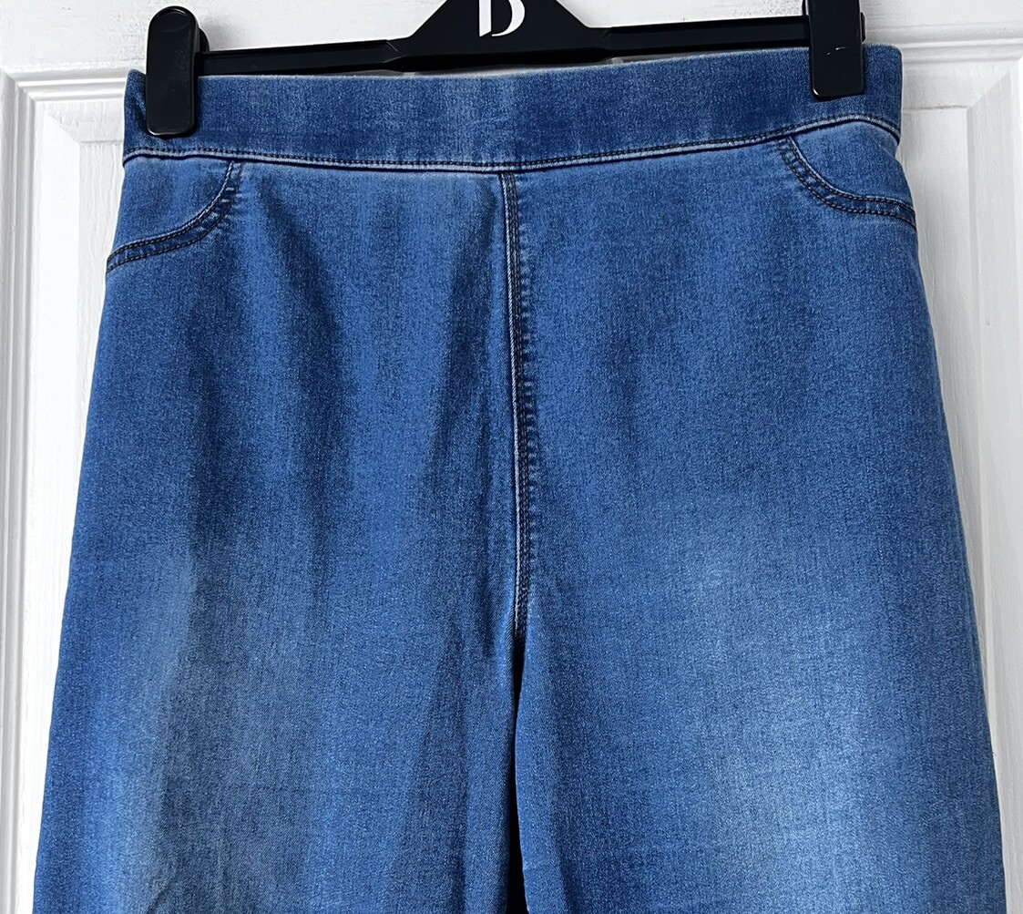 LADIES “PAPAYA”DENIM STRETCH PULL ON ELASTICATED JEGGINGS 🌸 SIZE 20 eBay