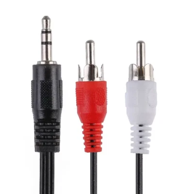 REVINTA Cinch zu 3,5mm Klinke AUX Audio-Kabel | 2x Cinch RCA Stecker auf Klinke 1-3 m