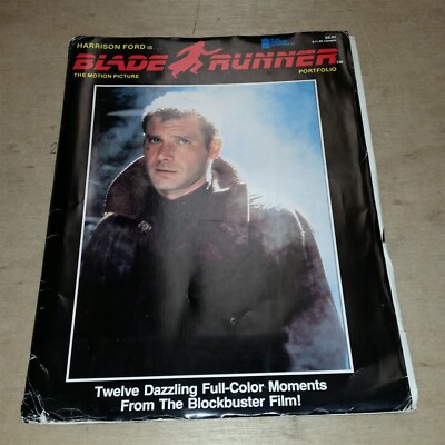 BLADE RUNNER PORTFOLIO JUNE 1982 1ST EDITION HARRISON FORD BLUE DOLPHIN