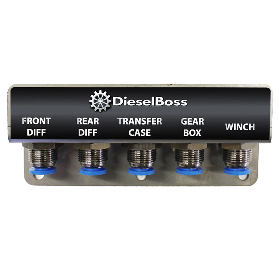 DIFF BREATHER KIT 5POINT FOR NISSAN PATHFINDER HILUX PRADO STAINLESS