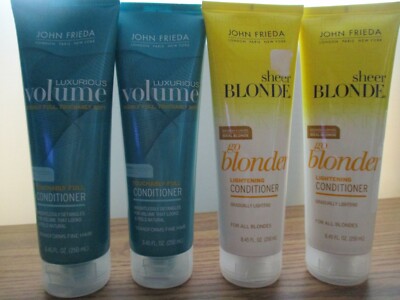 total 4  John Frieda Go Blonder and Luxurious Volume Conditioner 8.45 Oz