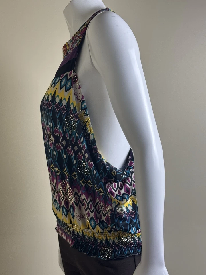 Camiseta sin mangas Baby Phat para mujer cuello halter talla S (B.141) Foto 2 de 4