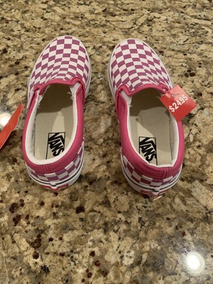 girls checkered vans