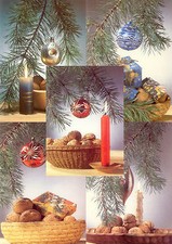 5 St&uuml;ck Original DDR Weihnachtskarten mit verschiedenen Motiven