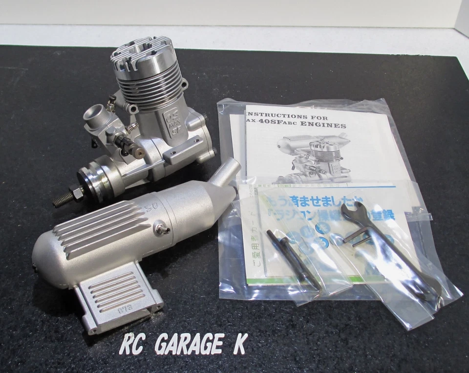 O.S.MAX-40SF ABC 6.47cc 2-stroke glow engine with muffler for R/C airplane New - Image 2 of 4