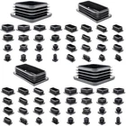 Tube End Caps - Square/Rectangle - Plastic Inserts - Bungs - Made in Germany