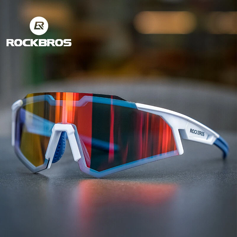 ROCKBROS Photochromic Polarized Sunglasses Cycling Running Sports Glasses UV400 - image 2 of 4
