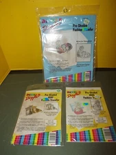 Lot 3 Dizzle Pre-Shaded Fashion Iron-On Transfers - Kittens & Cat -NIPs