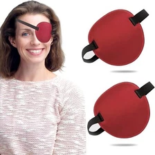 Eye Patch, 2PCS 3D Adjustable Eyepatch, Medical Eye Patches for Right or Left