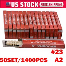 50Sets Denture 23 Shade A2 Acrylic Resin Full Set Teeth Upper Lower Dental US