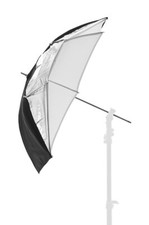 Lastolite LL LU3223F Dual 72 cm Regenschirm (schwarz/silber/weiß)