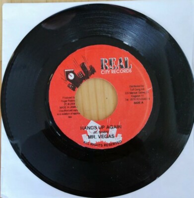 7inch Mr. Vegas - Hands Up Again / Black Belt Riddim* 2004