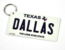USA Dallas Texas Schlüsselanhänger Blechsch...