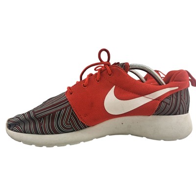 Nike Roshe One Red \u0026 Black Patterned Sneakers Size 9.5 US | eBay