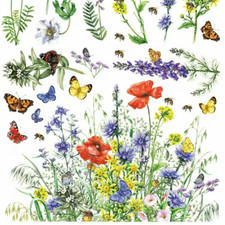 Dixie Belle - Belles and Whistles Transfer - Wildflowers and Butterflies