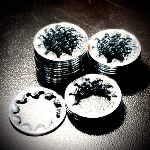 Metric M3-M24 Internal Shakeproof Washers Serrated BZP DIN6798J - Picture 3 of 12