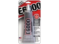E6000 Adhesive Glue, Industrial Strength, White, 800444, 2 Fl. Oz.