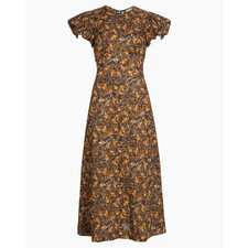 DÔEN Rhodia Floral Cotton Midi-Dress