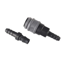 Quick Disconnect Set Air Hose Fitting 3/8" Barb Hose Industrial Type C