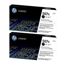 HP 507X Black High Yield Toner Cartridge, 11,000 Pages CE400X , Pack of 2