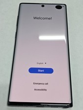 DEFECTIVE - Samsung Galaxy Note 10 - 256GB - Aura Black - GSM Unlocked - 11481