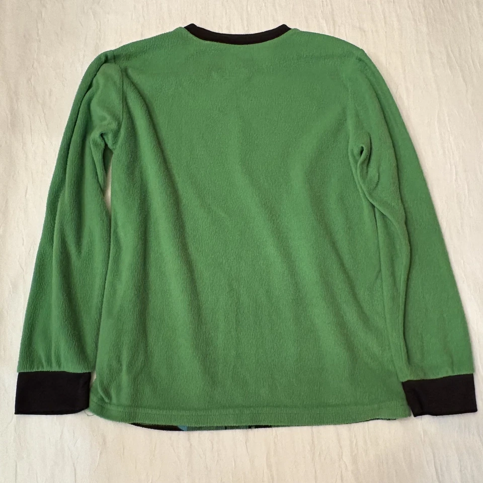 Camisa Top Pijama Minecraft Niños Talla Grande 10/12 Multicolor Creeper Block Foto 2 de 4