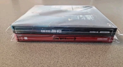 JOHN WICK , KAPITEL 1 + 2 , Steelbook Bluray , Mit Keanu Reeves - Bild 1 von 4