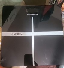 Digital Bathroom Scale   CUPSHE   Tempered Glass, LED Display