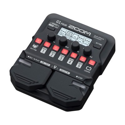 ZOOM G1 FOUR Guitar Multi Effects Processor Amp Modeler Looper Drum Machine