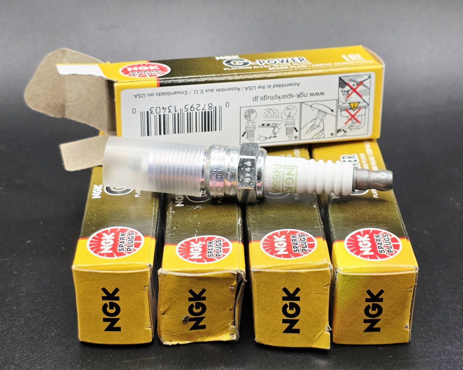 Set of 5 NGK 3403 Spark Plug - G-Power Platinum Alloy TR55GP