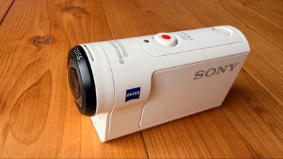Sony HDR-AS300 White Action Camcorder Video Camera Full HD Japanese Exc