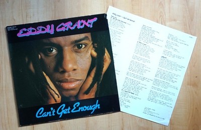 12'' Vinyl -LP : EDDY GRANT 'Can't get enough' von 1981 - Reggae