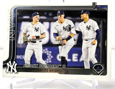 BRONX BOMBERS II 2025 TOPPS #184 AARON JUDGE/JUAN SOTO/ALEX VERDUGO NY YANKEES