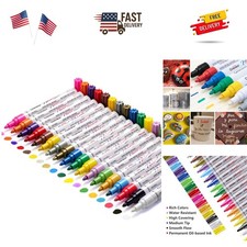 Paint Markers Paint Pens, Waterproof Quick Dry and Permanent, Work on Almost ...