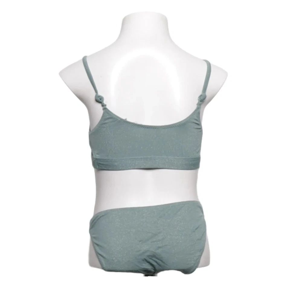 Zara, bikini, taille : 130, vert, unicolore #b99 - Photo 2/4