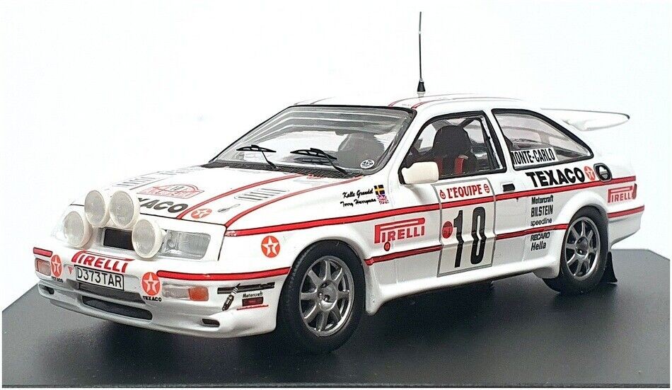 Ford Sierra Cosworth Trofeu rallye Monte Carlo 1997 miniature de collection K.Grundel 1/43