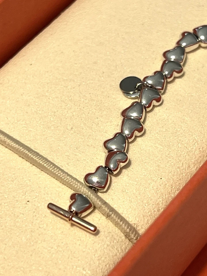 DoDo braccialetto cuore in argento nuovo - Immagine 2 di 4