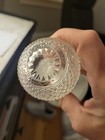 VTG  Glass Diamond Cut Apothecary Decanter 6.75" Bottle w/Stopper — photo 5
