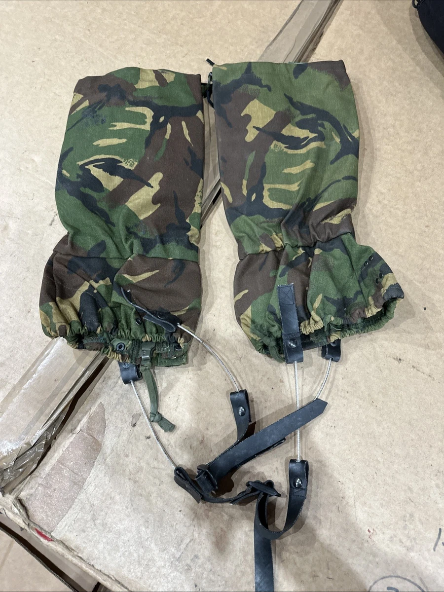 Ghette Mimetiche DPM British Army – Scegli Taglia Standard O Lunga (Surplus, Buone Condizioni)