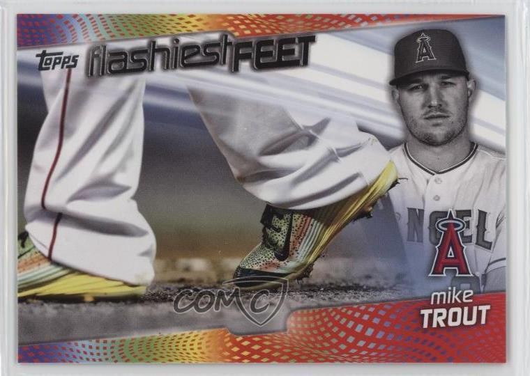 2022 Topps Series 1 Flashiest Feet Mike Trout #10 yk0